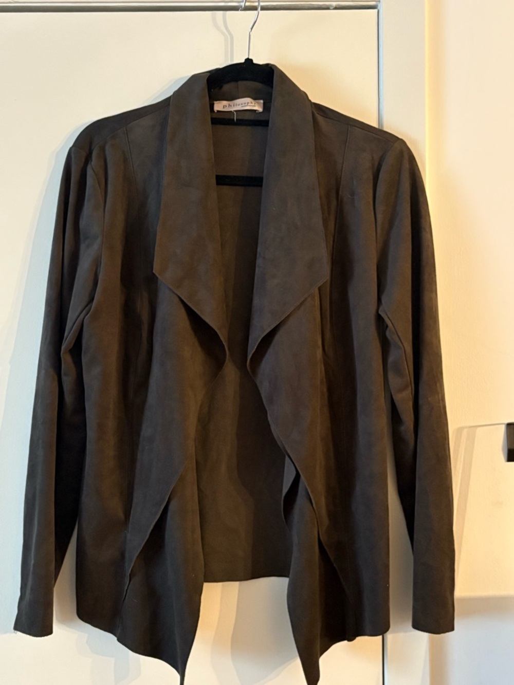 Philosophy Draped Open-Front Blazer